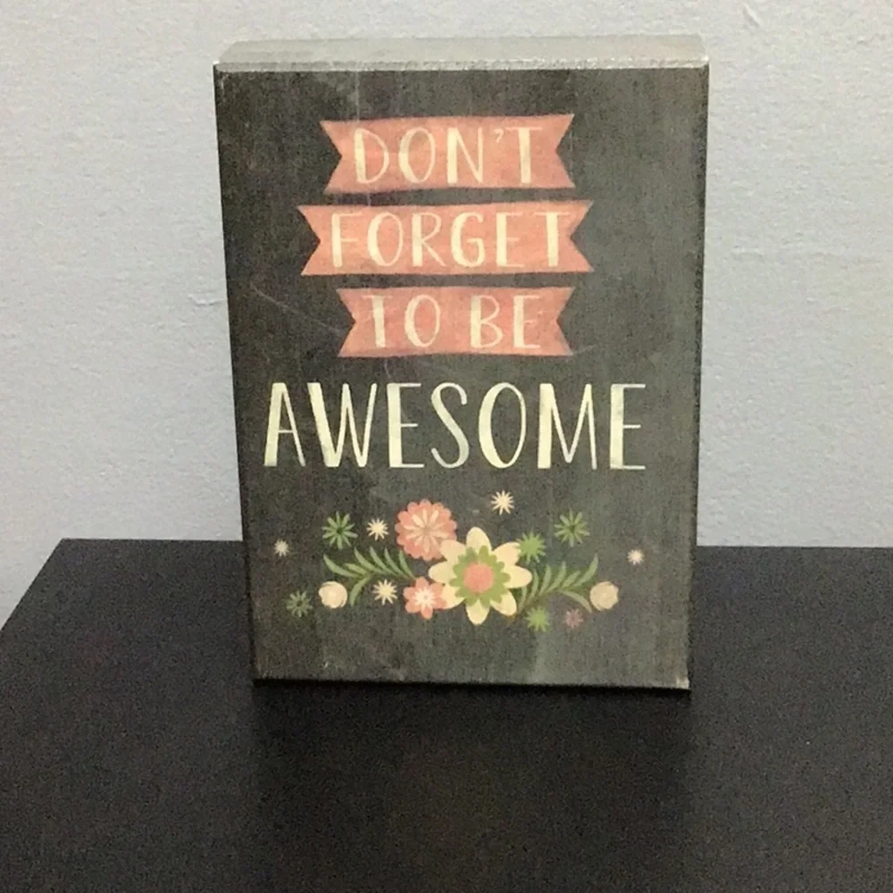 Inspirational Wall Art - Don't Forget to Be Awesome🎁🎁 (0200)